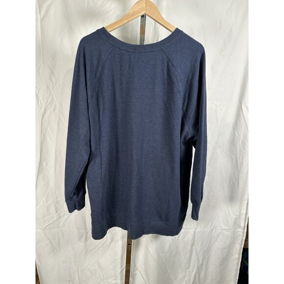 Wildfox Women’s “Good Vibes” Oversized Sweater Gray Crew Neck Pullover Size XL - Picture 7 of 10